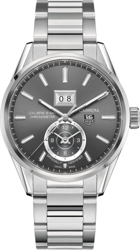 TAG Heuer Carrera Calibre 8 41 Stainless Steel / Grey / Bracelet WAR5012.BA0723