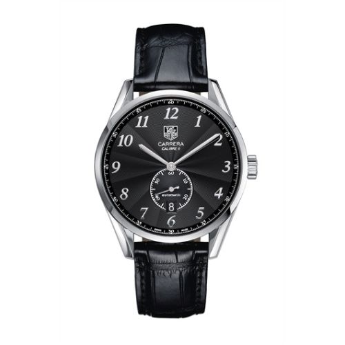 TAG Heuer Carrera Calibre 6 39 Heritage Stainless Steel / Black / Alligator WAS2110.FC6180