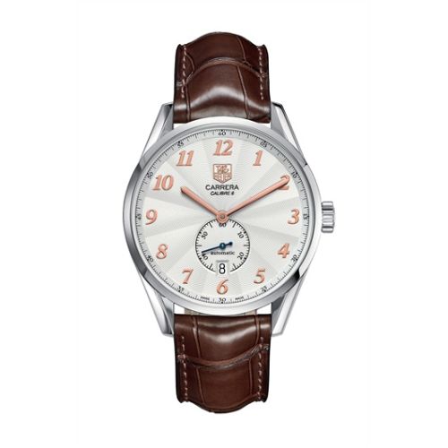TAG Heuer Carrera Calibre 6 39 Heritage Stainless Steel / Silver / Alligator WAS2112.FC6181