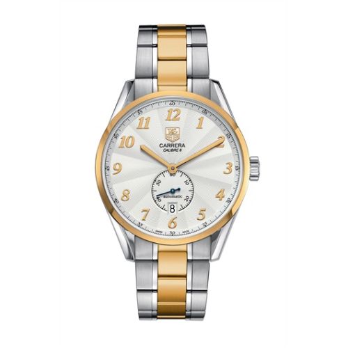 TAG Heuer Carrera Calibre 6 39 Heritage Stainless Steel / Yellow Gold / Silver / Bracelet WAS2150.BD0733
