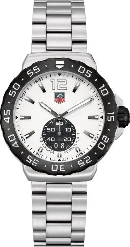 TAG Heuer Formula 1 Big Date 42 Stainless Steel / White / Bracelet WAU1111.BA0858
