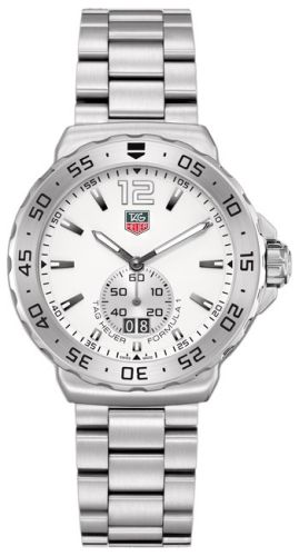 TAG Heuer Formula 1 Big Date 42 Stainless Steel / White / Bracelet WAU1113.BA0858