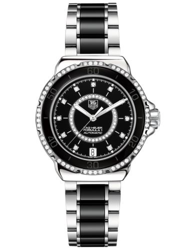 TAG Heuer Formula 1 Calibre 5 37 Stainless Steel / Diamond / Black - Diamond / Bracelet WAU2212.BA0859
