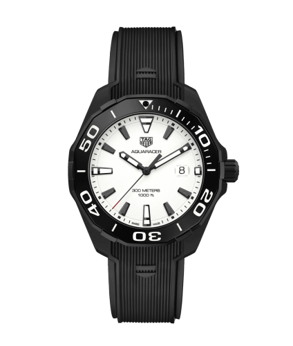 TAG Heuer Aquaracer 300M Quartz 43 Titanium PVD / Full Lume WAY108A.FT6141