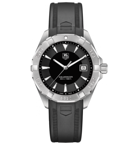TAG Heuer Aquaracer 300M Quartz 40.5 Stainless Steel / Black / Rubber WAY1110.FT8021