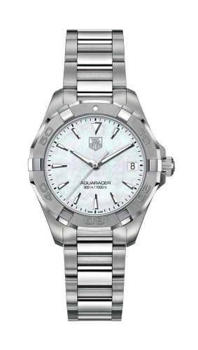 TAG Heuer Aquaracer 300M Quartz 32 Stainless Steel / MOP / Bracelet WAY1312.BA0915