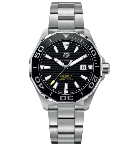 TAG Heuer Aquaracer 300M Calibre 5 41 Stainless Steel / Black / Steel WAY201A.BA0927