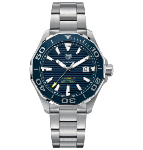 TAG Heuer Aquaracer 300M Calibre 5 43 Stainless Steel / Blue / Steel WAY201B.BA0927
