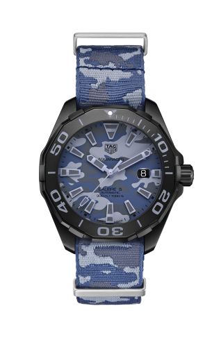 TAG Heuer Aquaracer 300M Calibre 5 43 Titanium PVD / Arctic Camo / NATO WAY208D.FC8221