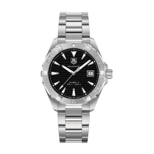 TAG Heuer Aquaracer 300M Calibre 5 41 Stainless Steel / Black / Bracelet WAY2110.BA0928