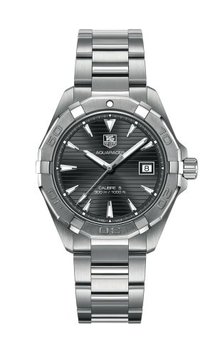 TAG Heuer Aquaracer 300M Calibre 5 40.5 Stainless Steel / Grey / Bracelet WAY2113.BA0910