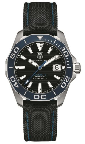 TAG Heuer Aquaracer 300M Calibre 5 41 Stainless Steel / Blue / Nylon WAY211B.FC6363