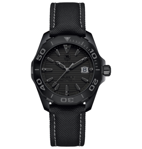 TAG Heuer Aquaracer 300M Calibre 5 41 Titanium PVD / Black Phantom / Nylon WAY218B.FC6364