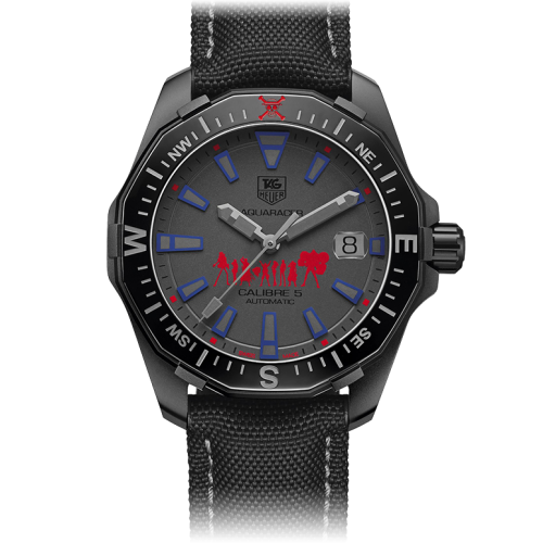 TAG Heuer Aquaracer 300M Calibre 5 41 Titanium PVD / One Piece Edition 500 WAY218C.FC6364