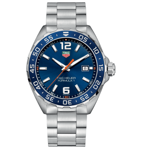 TAG Heuer Formula 1 Quartz 43 Stainless Steel / Blue / Bracelet WAZ1010.BA0842