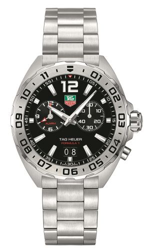 TAG Heuer Formula 1 Alarm 41 Stainless Steel / Black / Bracelet WAZ111A.BA0875