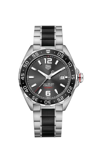 TAG Heuer Formula 1 Calibre 5 43 Stainless Steel / Grey / Bracelet WAZ2011.BA0843