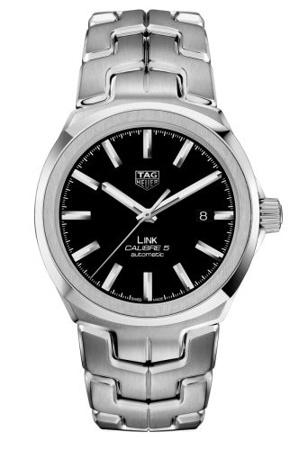 TAG Heuer Link Calibre 5 41 Stainless Steel / Black / Bracelet WBC2110.BA0603