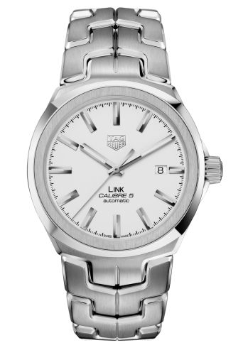 TAG Heuer Link Calibre 5 41 Stainless Steel / Silver / Bracelet WBC2111.BA0603