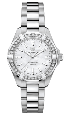 TAG Heuer Aquaracer 300M Quartz 32 Stainless Steel / Diamond / MOP / Bracelet WBD1313.BA0740