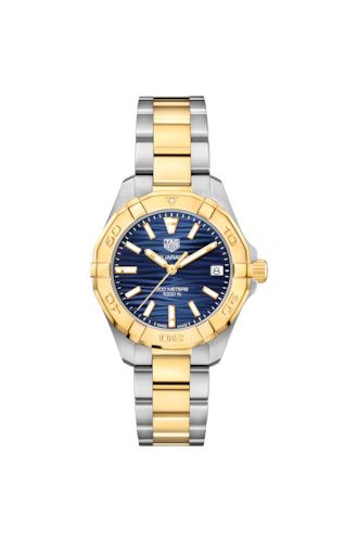 TAG Heuer Aquaracer 300M Quartz 32 Stainless Steel / Yellow Gold / Blue WBD1325.BB0320
