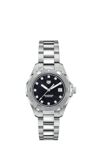 TAG Heuer Aquaracer 300M Calibre 9 Automatic 32 Stainless Steel / Black MOP - Diamond / Bracelet WBD2312.BA0740