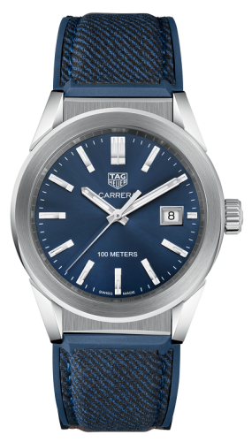 TAG Heuer Carrera Quartz 36 Stainless Steel / Blue / Canvas WBG1310.FT6115