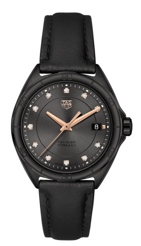 TAG Heuer Formula 1 Quartz 35 PVD / Black - Diamond / Calf WBJ1317.FC8230