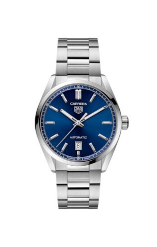 TAG Heuer Carrera Automatic Stainless Steel / Blue / Bracelet WBN2112.BA0639