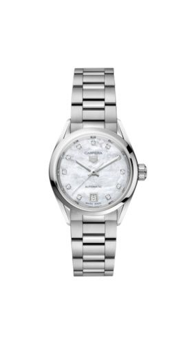 TAG Heuer Carrera Automatic 29 Stainless Steel / MOP - Diamond / Bracelet WBN2412.BA0621