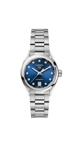 TAG Heuer Carrera Automatic 29 Stainless Steel / Blue - Diamond / Bracelet WBN2413.BA0621