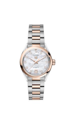 TAG Heuer Carrera Automatic 29 Stainless Steel - Pink Gold / MOP / Bracelet WBN2450.BD0569
