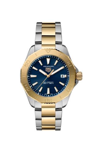 TAG Heuer Aquaracer Professional 200 Quartz 40 Stainless Steel - Yellow Gold / Blue WBP1120.BB0002