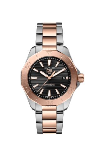 TAG Heuer Aquaracer Professional 200 Quartz 40 Stainless Steel - Rose Gold / Black WBP1121.BB0003