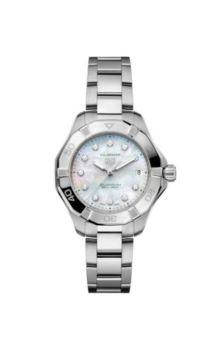 TAG Heuer Aquaracer Professional 200 Solargraph 34 Stainless Steel / MOP - Diamond WBP1313.BA0005