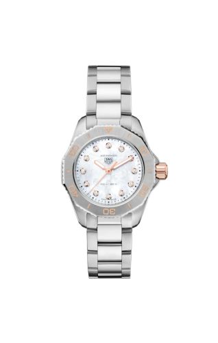 TAG Heuer Aquaracer Professional 200 Quartz 30 Stainless Steel - Rose Gold / MOP WBP1450.BA0622