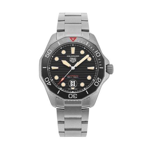 TAG Heuer Aquaracer Professional 300 43 Titanium / Black / Watches of Switzerland WBP208D.BF0631