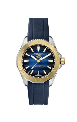 TAG Heuer Aquaracer Professional 200 40 Automatic Stainless Steel - Yellow Gold / Blue / Rubber WBP2150.FT6210