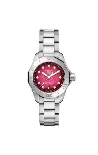 TAG Heuer Aquaracer Professional 200 Automatic 30 Stainless Steel / Red MOP WBP2414.BA0622