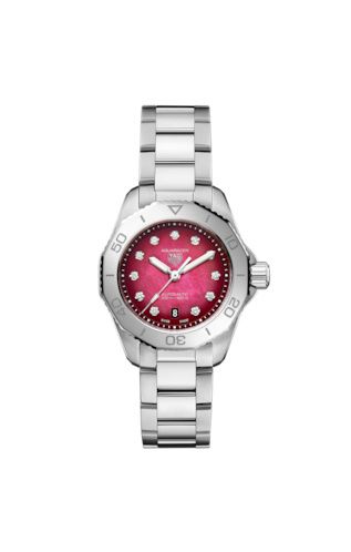 TAG Heuer Aquaracer Professional 200 Automatic 30 Stainless Steel / Red MOP WBP2414.BA0625
