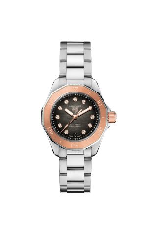 TAG Heuer Aquaracer Professional 200 Automatic 30 Stainless Steel - Rose Gold / Black / Bracelet WBP2451.BA0622