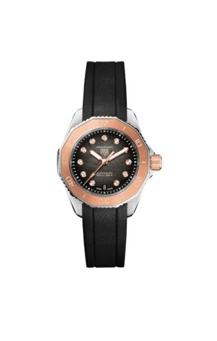 TAG Heuer Aquaracer Professional 200 Automatic 30 Stainless Steel - Rose Gold / Black / Rubber WBP2451.FT6200