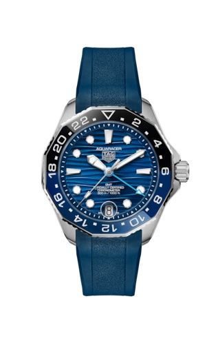 TAG Heuer Aquaracer Professional 300 GMT 42 Stainless Steel / Blue / Rubber WBP5114.FT6259