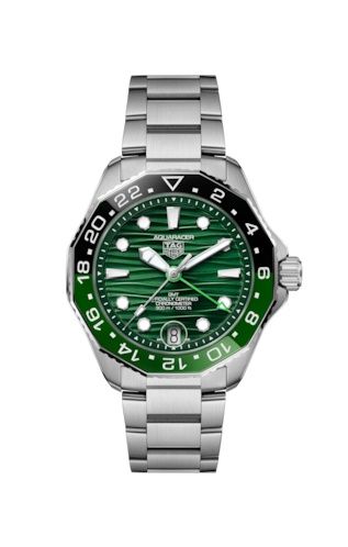 TAG Heuer Aquaracer Professional 300 GMT 42 Stainless Steel / Green WBP5115.BA0013