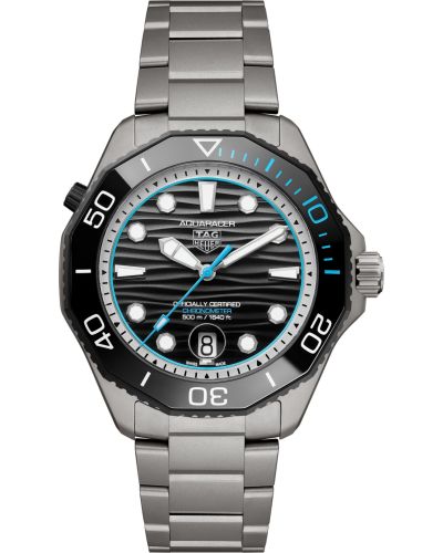 TAG Heuer Aquaracer Professional 500 Date Titanium / Black - Blue WBP5182.BF0010