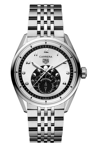 TAG Heuer Carrera Astronomer Stainless Steel / Silver / Bracelet WBX2110.BA0044