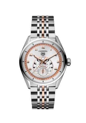 TAG Heuer Carrera Astronomer Stainless Steel - Rose Gold / Silver / Bracelet WBX2111.BD0002