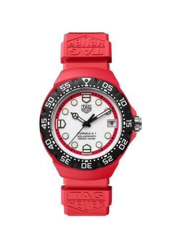 TAG Heuer Formula 1 Solargraph 38 Red Polylight / White / Rubber WBY1161.FT8086