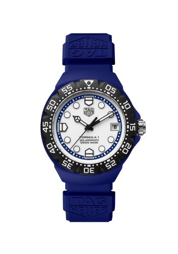 TAG Heuer Formula 1 Solargraph 38 Blue Polylight / White / Rubber WBY1162.FT8105