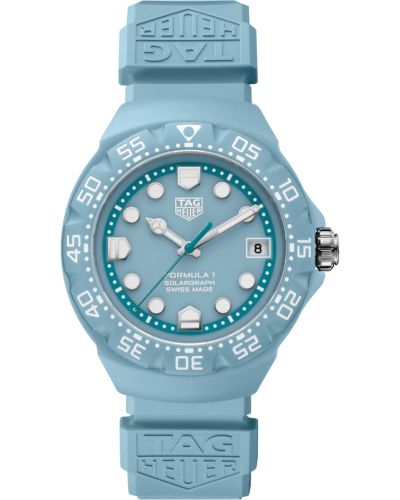 TAG Heuer Formula 1 Solargraph 38 Light Blue Polylight / Light Blue / Rubber WBY1163.FT8113